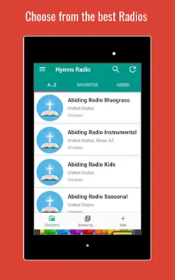 Hymns Radio android App screenshot 5